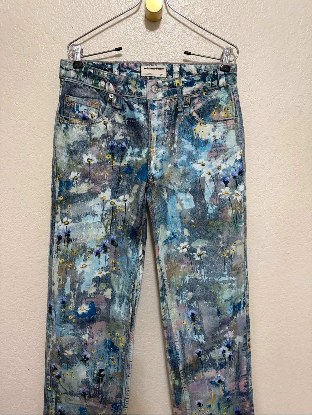 New Free people We The Free Tennessee Low-Rise Illusions Jeans size 25